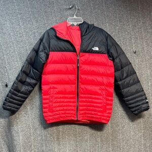 The North Face Reversible Red/Black Full Zip Coat
